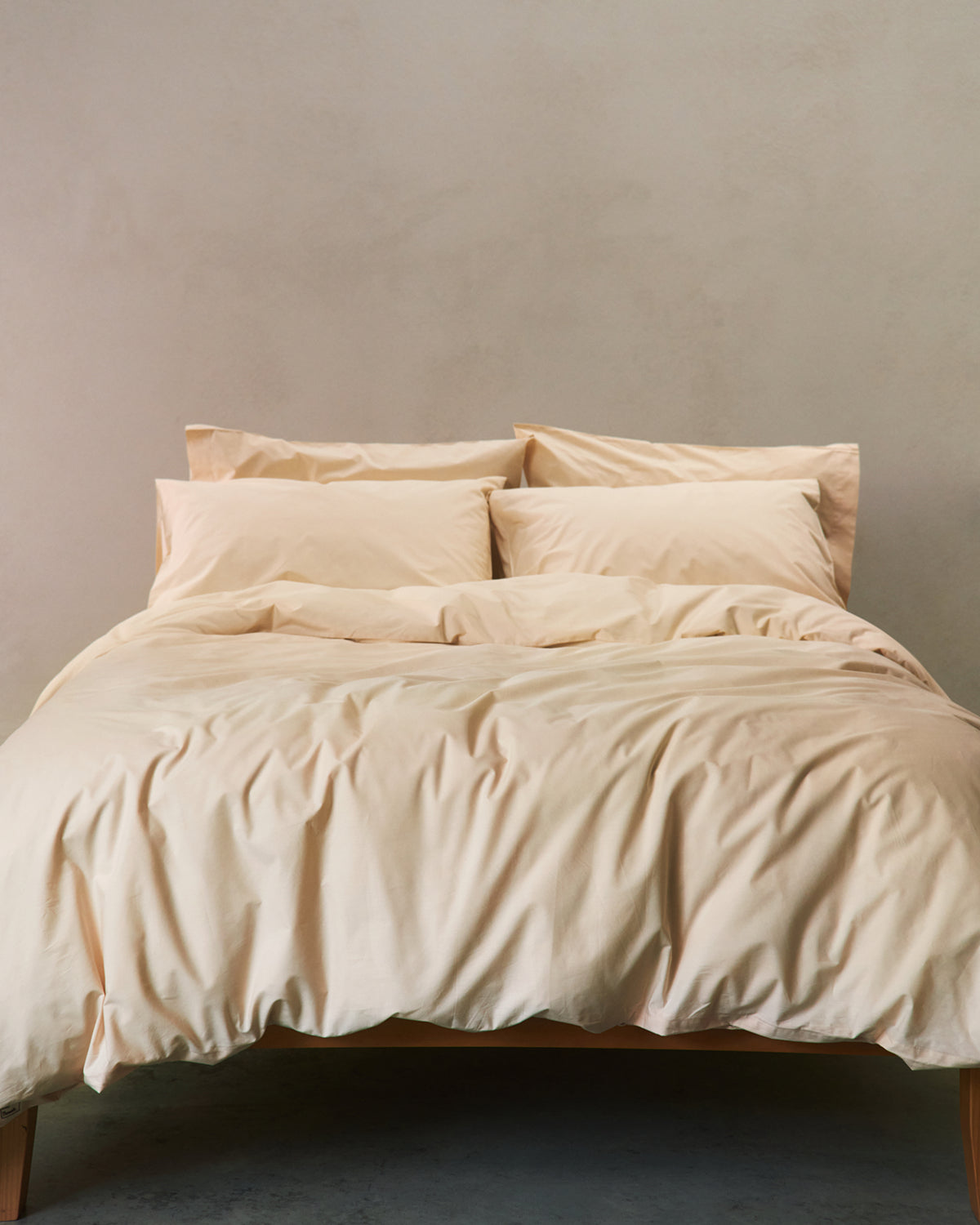 Vanilla Organic Cotton Percale Sheet Set