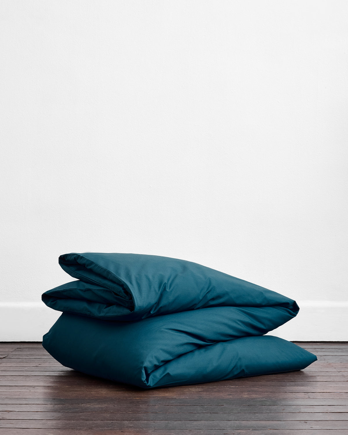 Aegean Organic Cotton Percale Duvet Cover Set