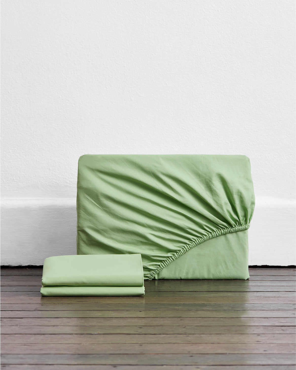 Apple Organic Cotton Percale Fitted Sheet Set