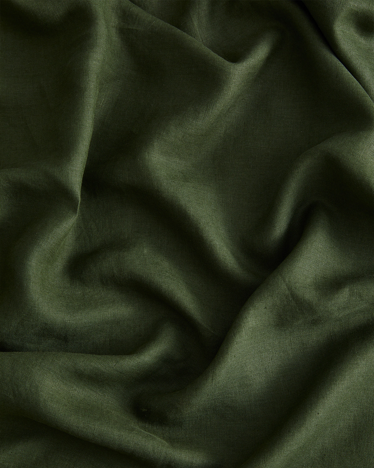 Olive 100% French Flax Linen Bedding Set