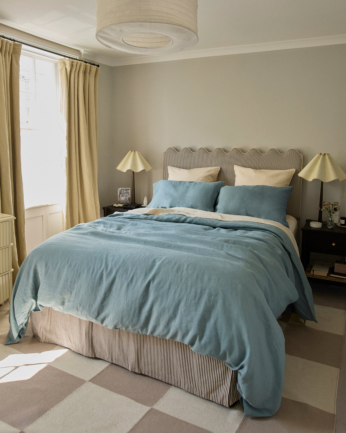 Lagoon 100% French Flax Linen Duvet Cover Set