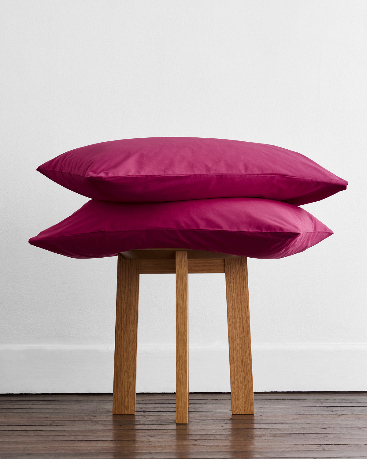Berry Organic Cotton Percale Fitted Sheet Set