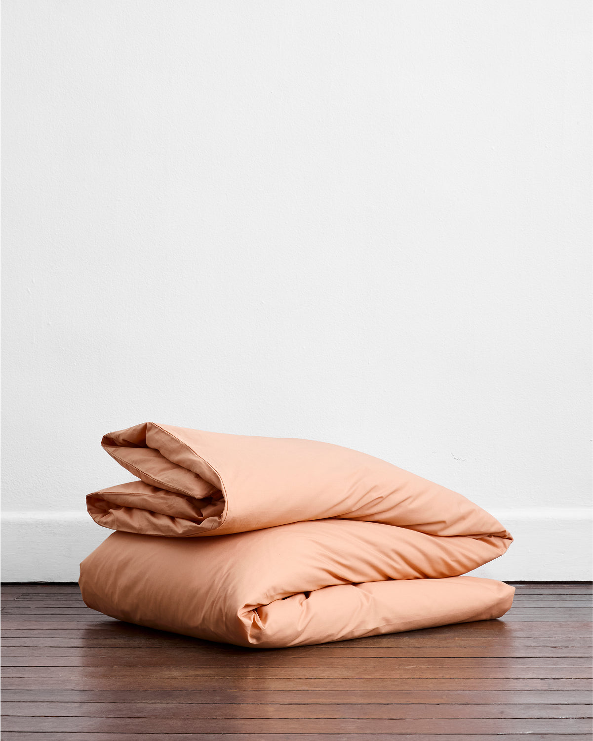 Butterscotch Organic Cotton Percale Duvet Cover Set