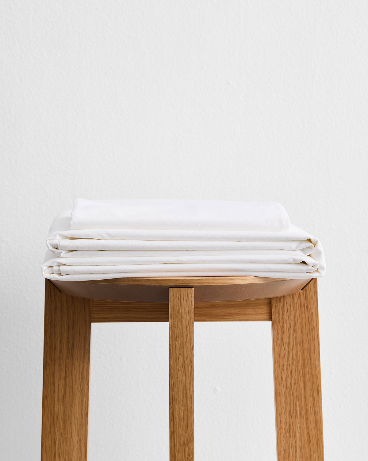 Crisp White Organic Cotton Percale Sheet Set