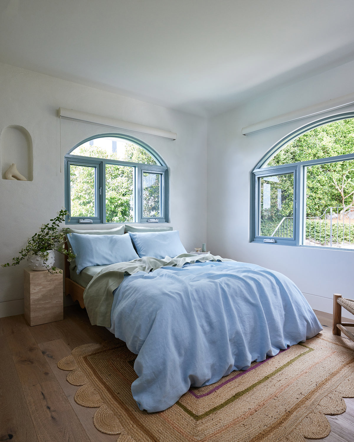 Coast 100% French Flax Linen Duvet Cover Set