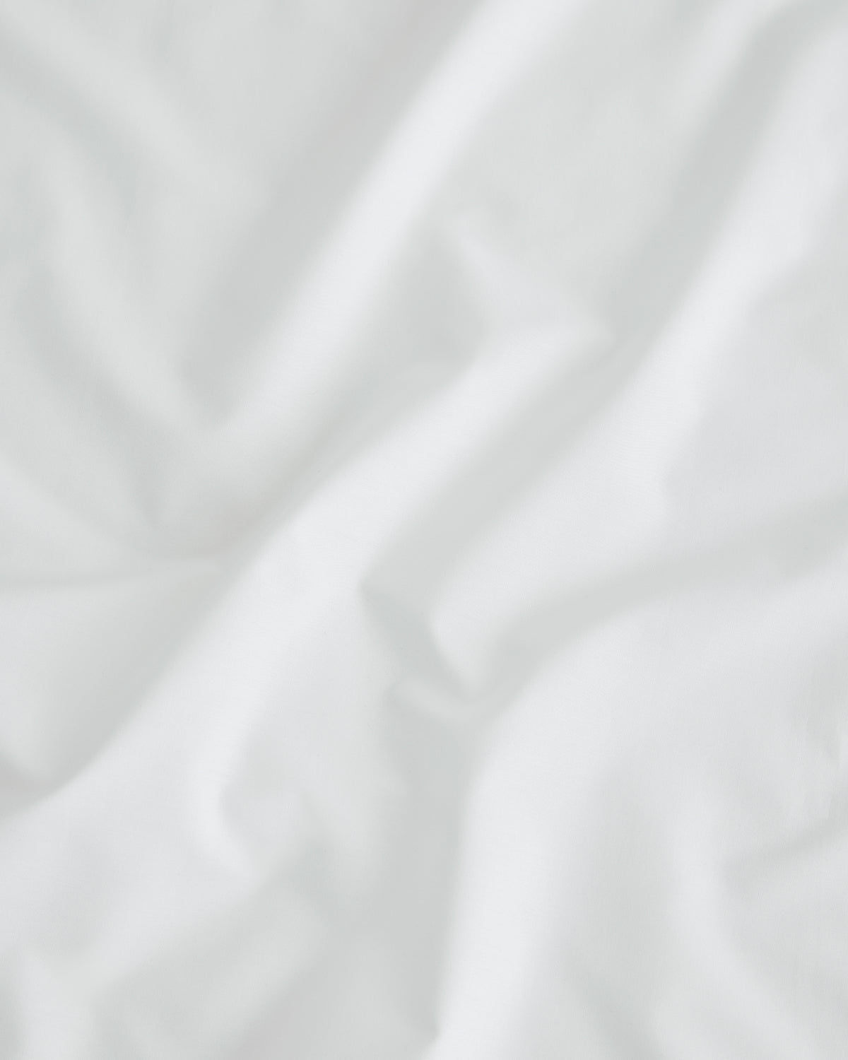 Crisp White Organic Cotton Percale Bedding Set