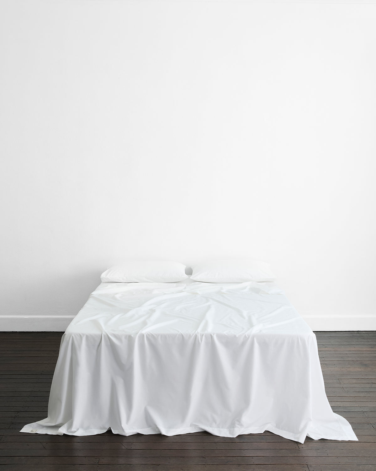 Crisp White Organic Cotton Percale Bedding Bundle