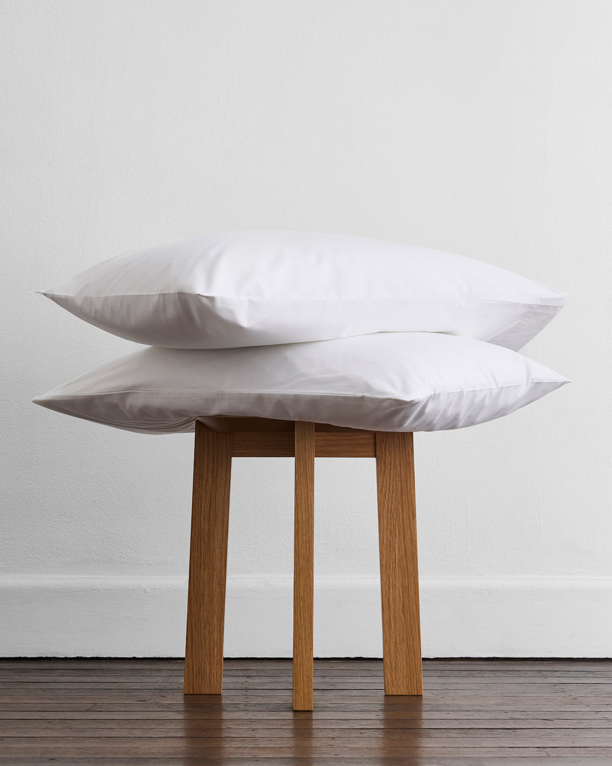Crisp White Organic Cotton Percale Duvet Cover Set
