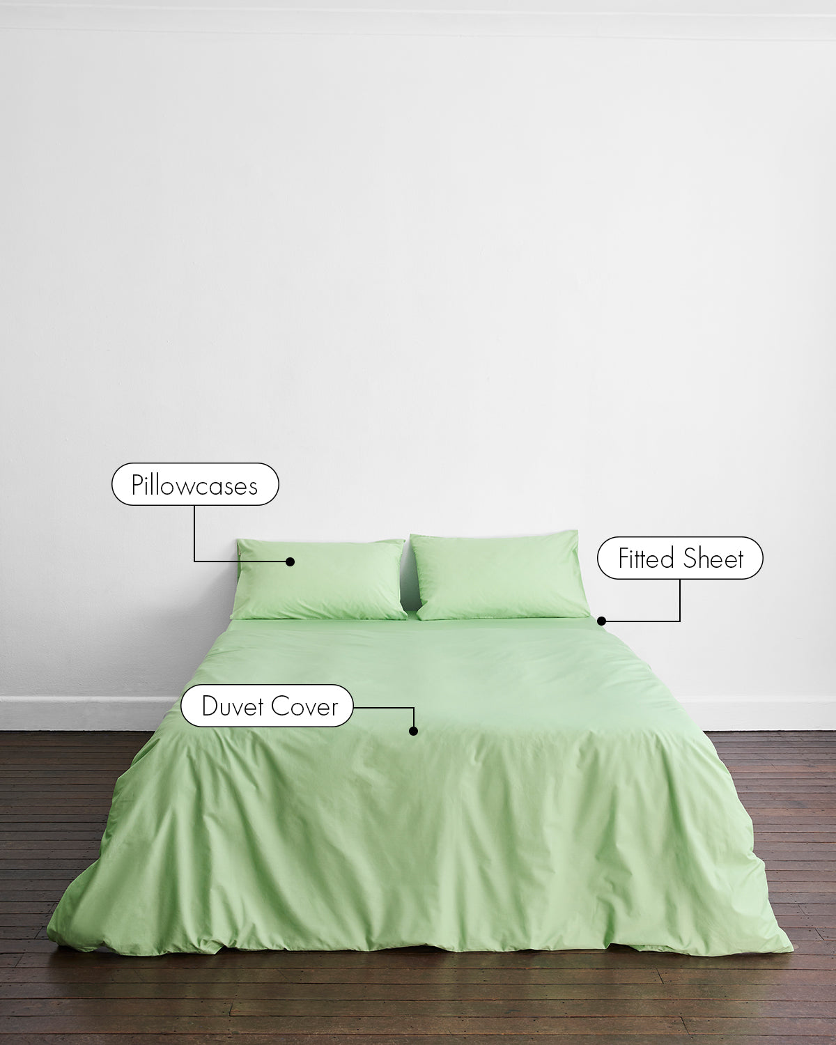 Apple Organic Cotton Percale Bedding Set