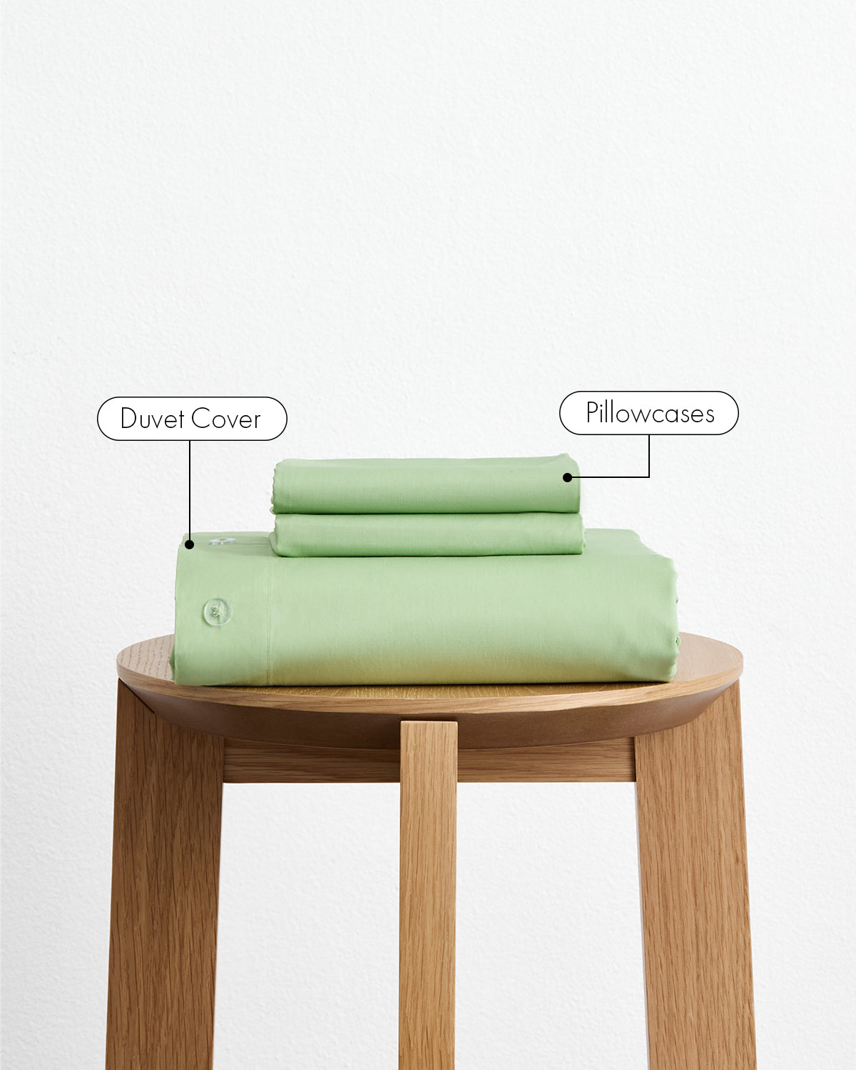 Apple Organic Cotton Percale Duvet Cover Set