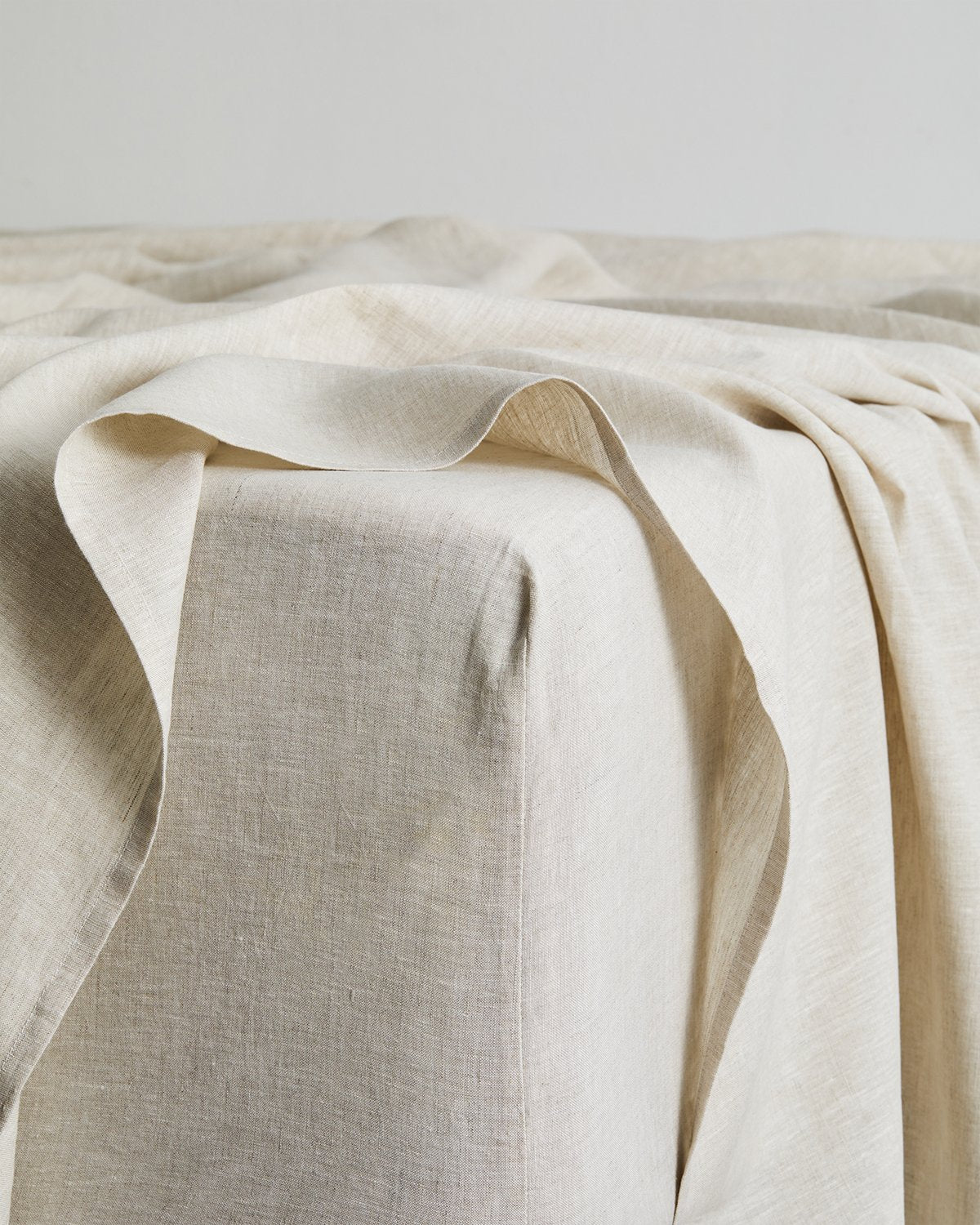 Oatmeal 100% French Flax Linen Bedding Bundle
