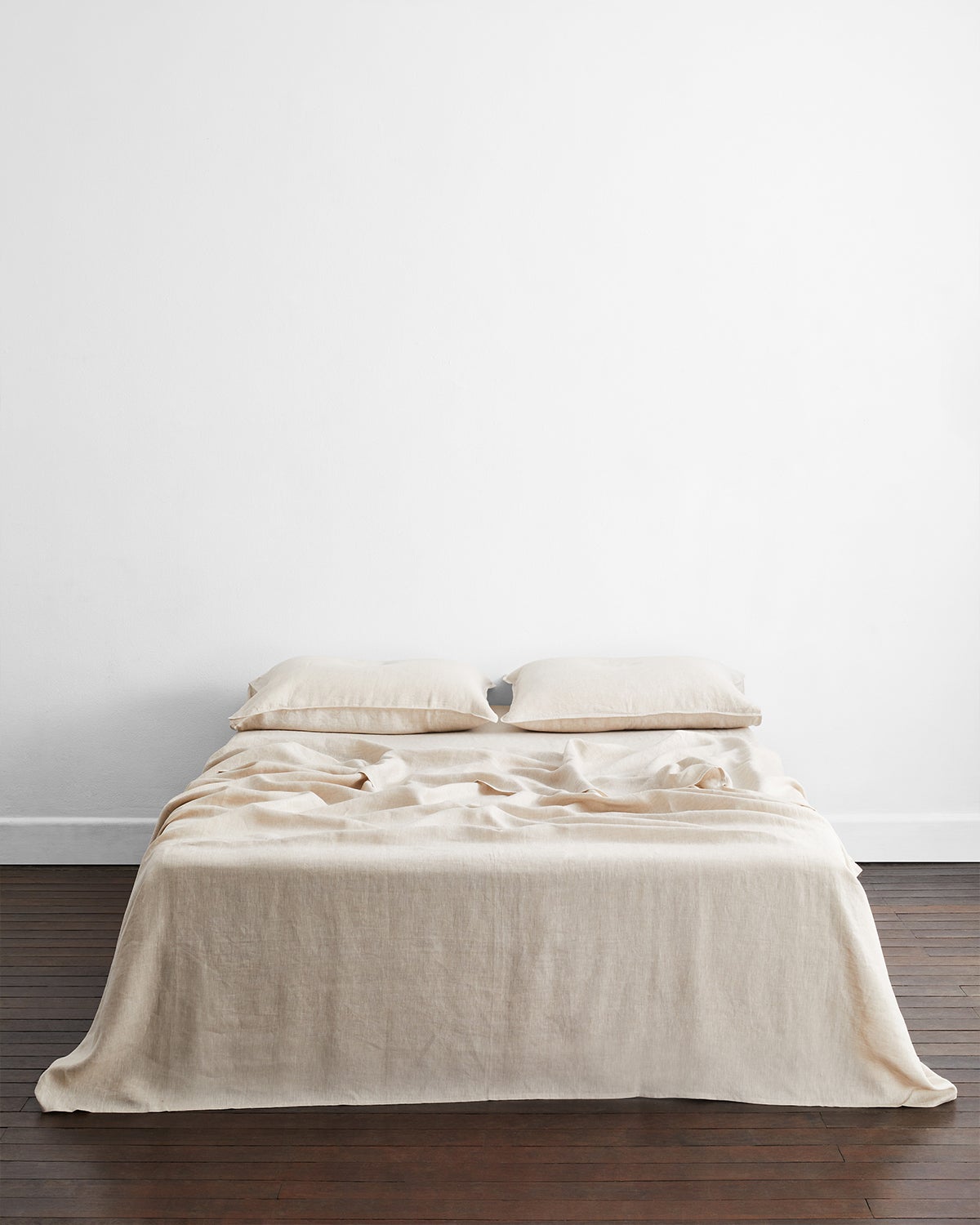 Oatmeal 100% French Flax Linen Bedding Bundle