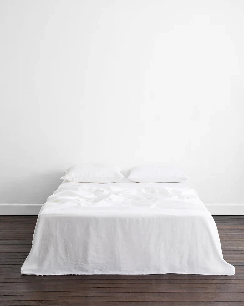 Coast & White 100% French Flax Linen Bedding Bundle