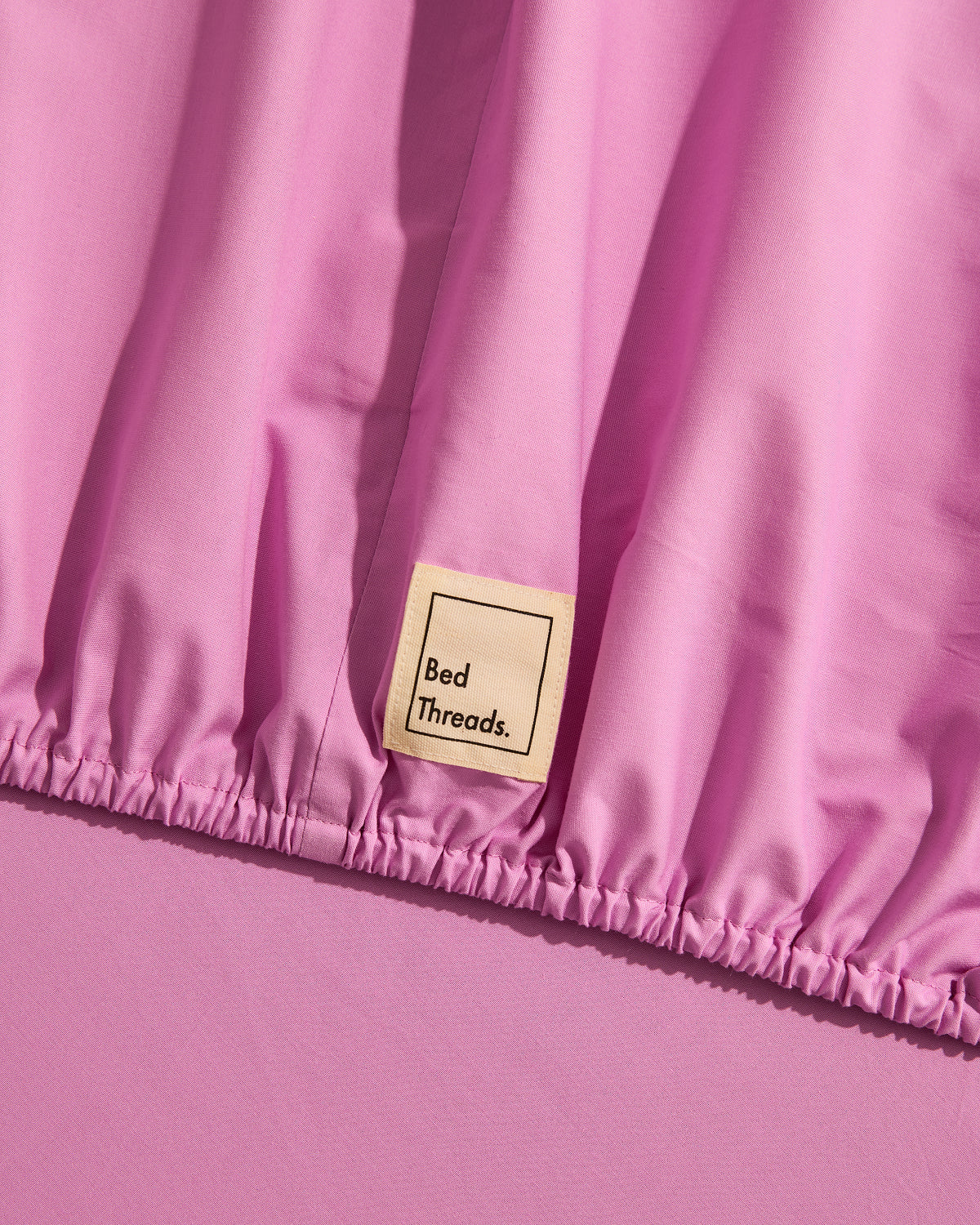 Bubblegum Organic Cotton Percale Fitted Sheet Set
