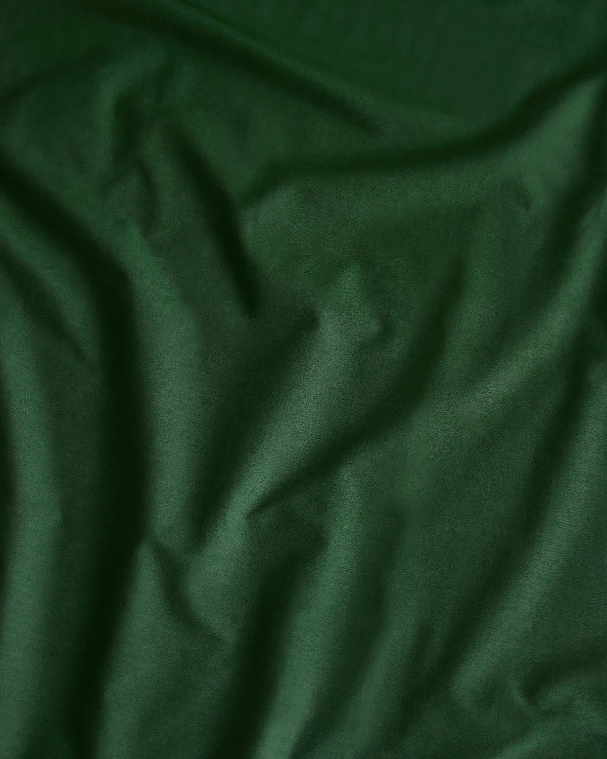 Moss Organic Cotton Percale Bedding Set