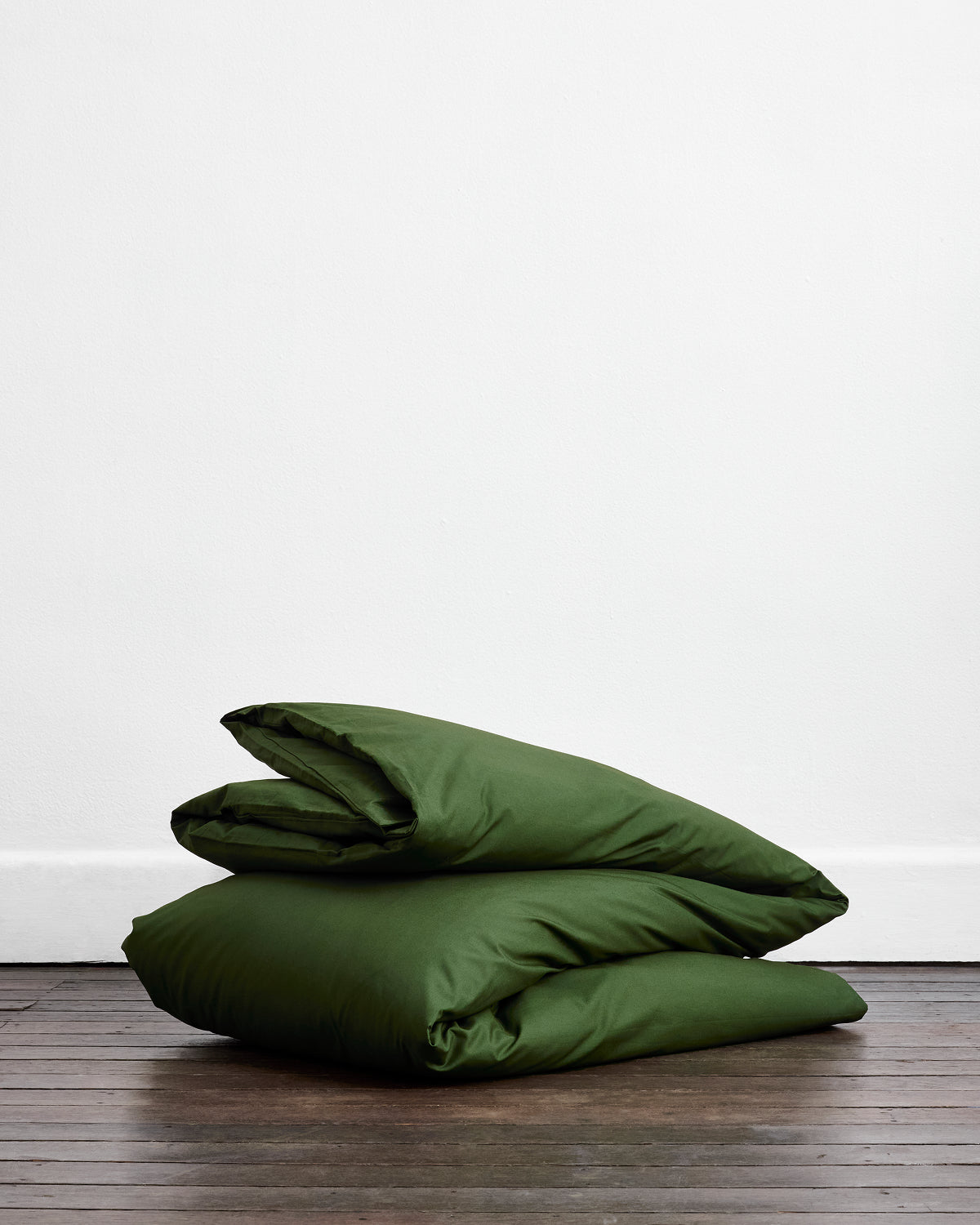 Moss, Apple & Crisp White Organic Cotton Percale Bedding Bundle