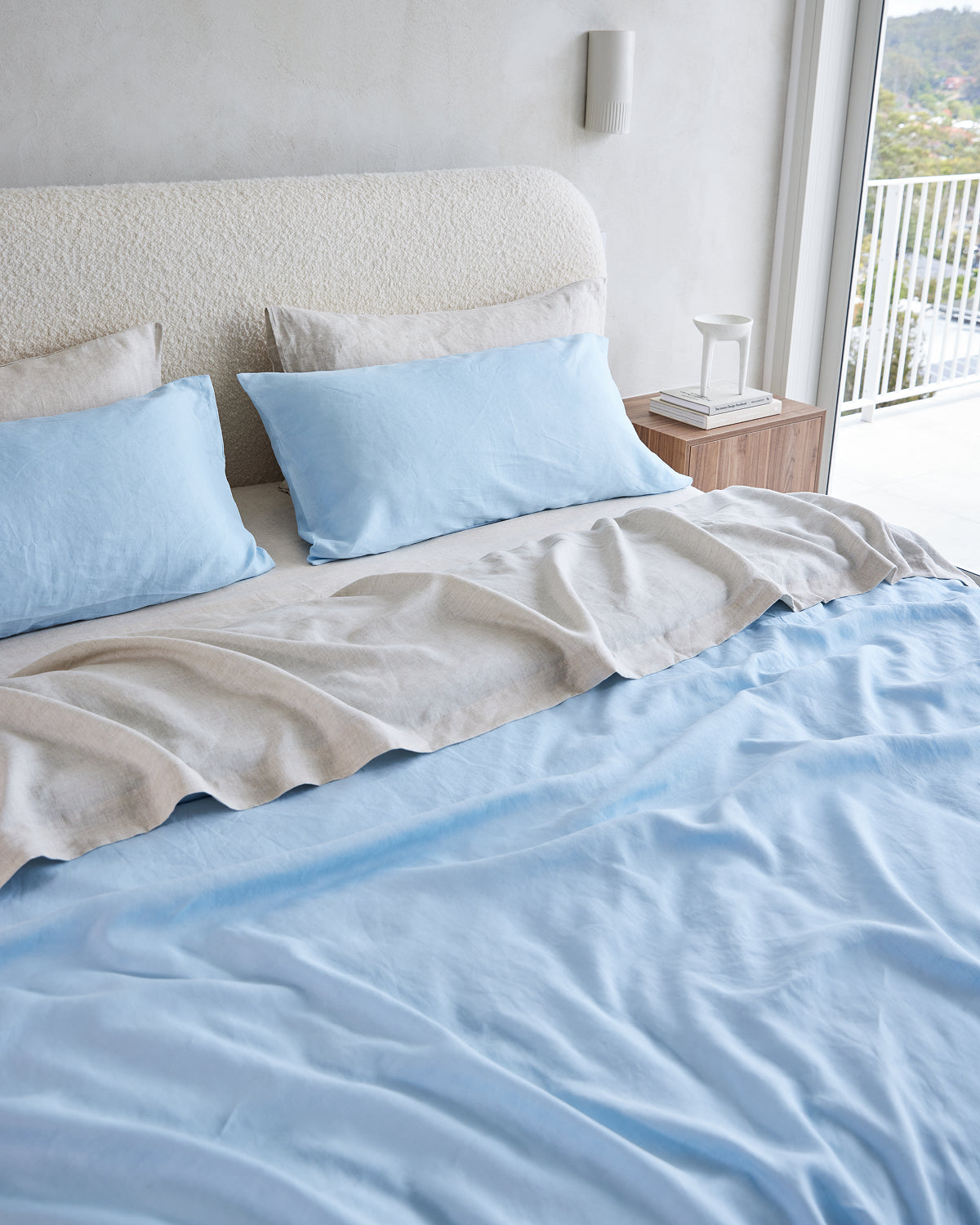 Oatmeal 100% French Flax Linen Sheet Set