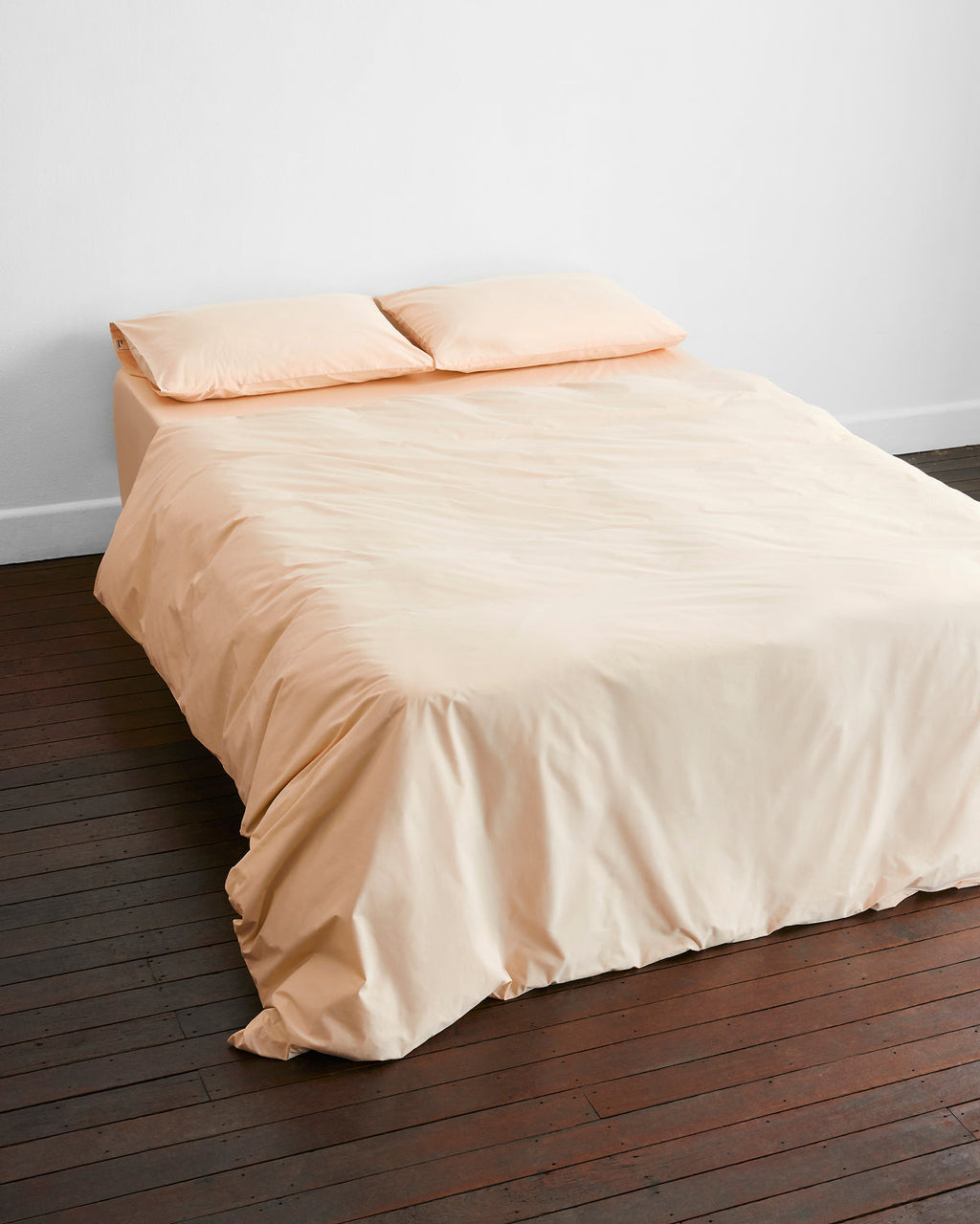 Vanilla Organic Cotton Percale Duvet Cover Set