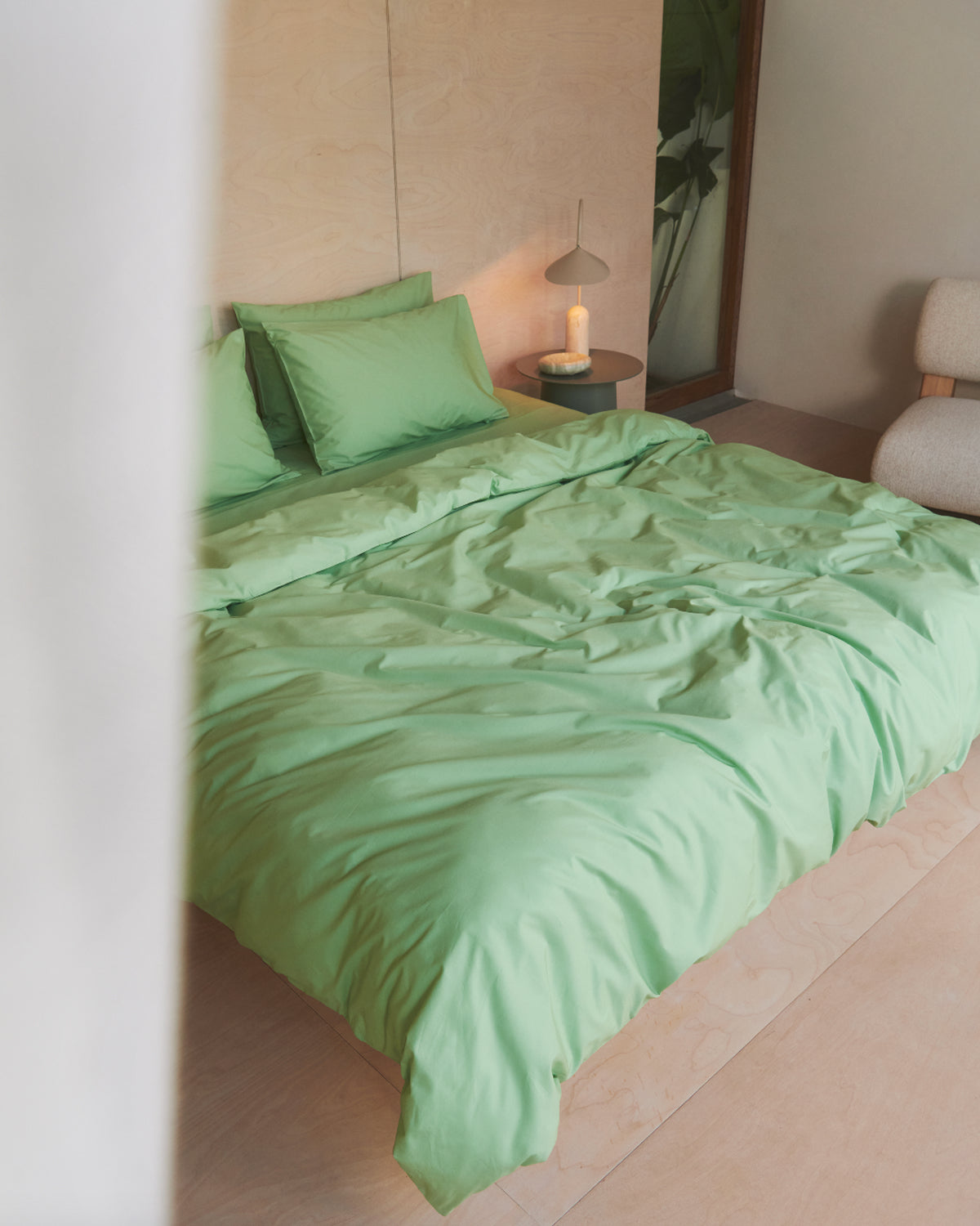 Apple Organic Cotton Percale Bedding Set