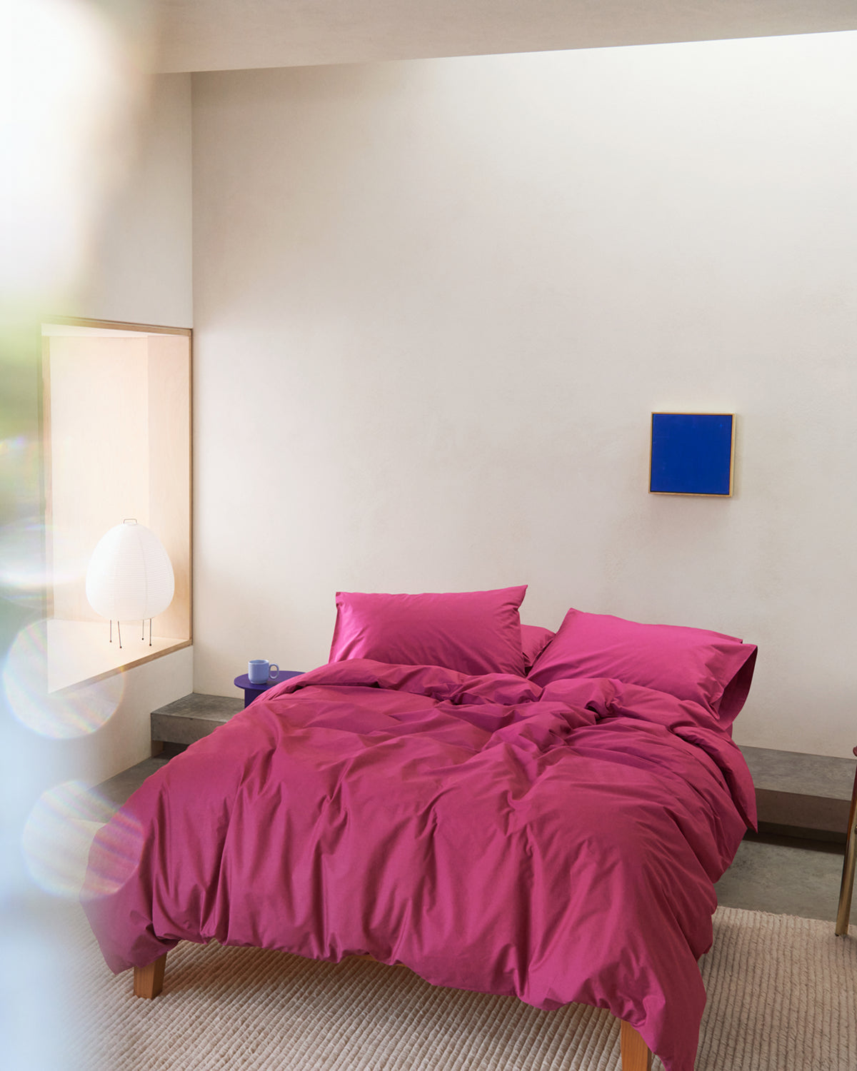 Berry Organic Cotton Percale Sheet Set