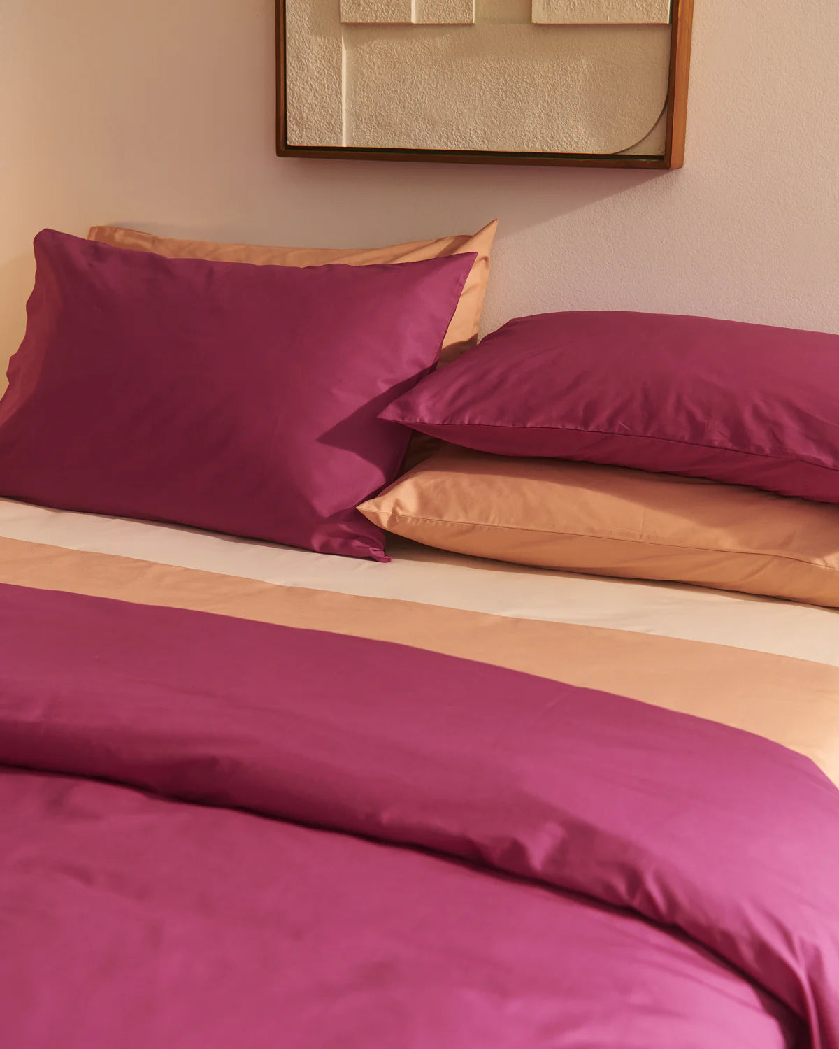 Berry, Butterscotch & Vanilla Organic Cotton Percale Bedding Bundle