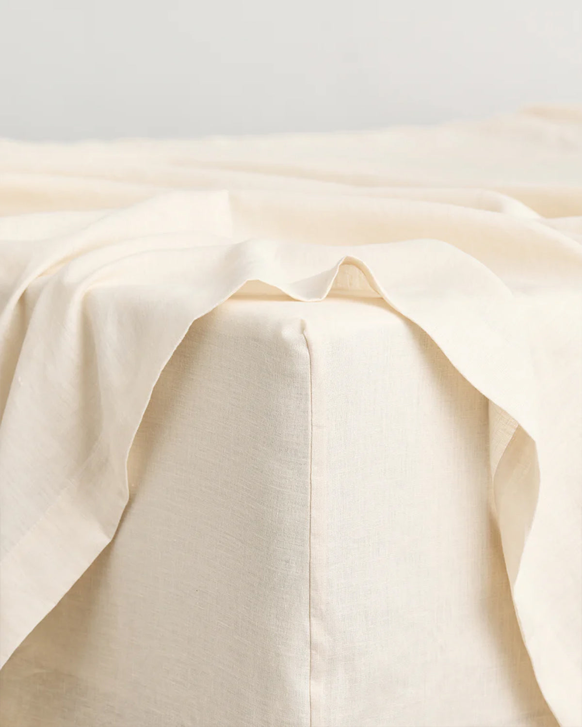Lagoon & Crème 100% French Flax Linen Bedding Bundle