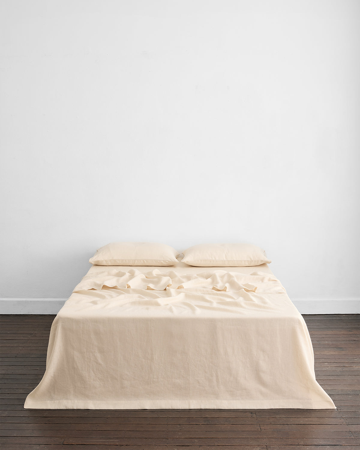Crème 100% French Flax Linen Bedding Bundle