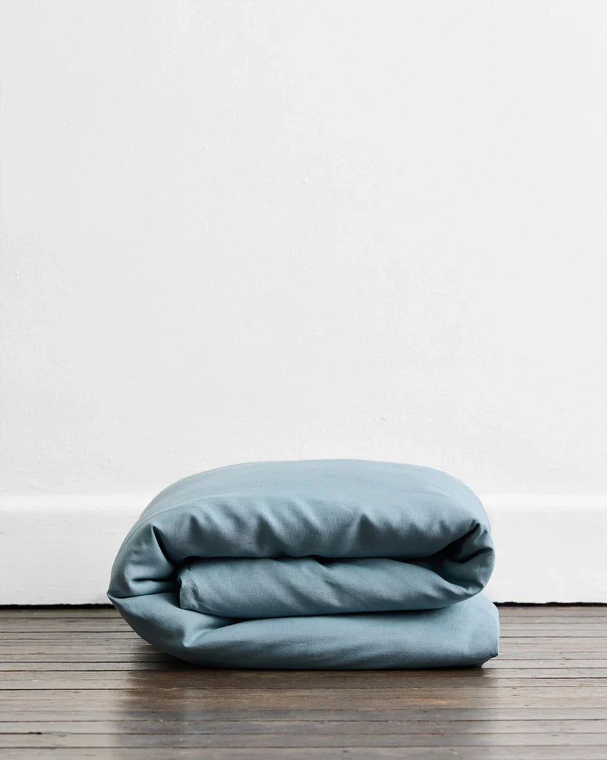 Lagoon, Pistachio & Sage 100% French Flax Linen Bedding Bundle