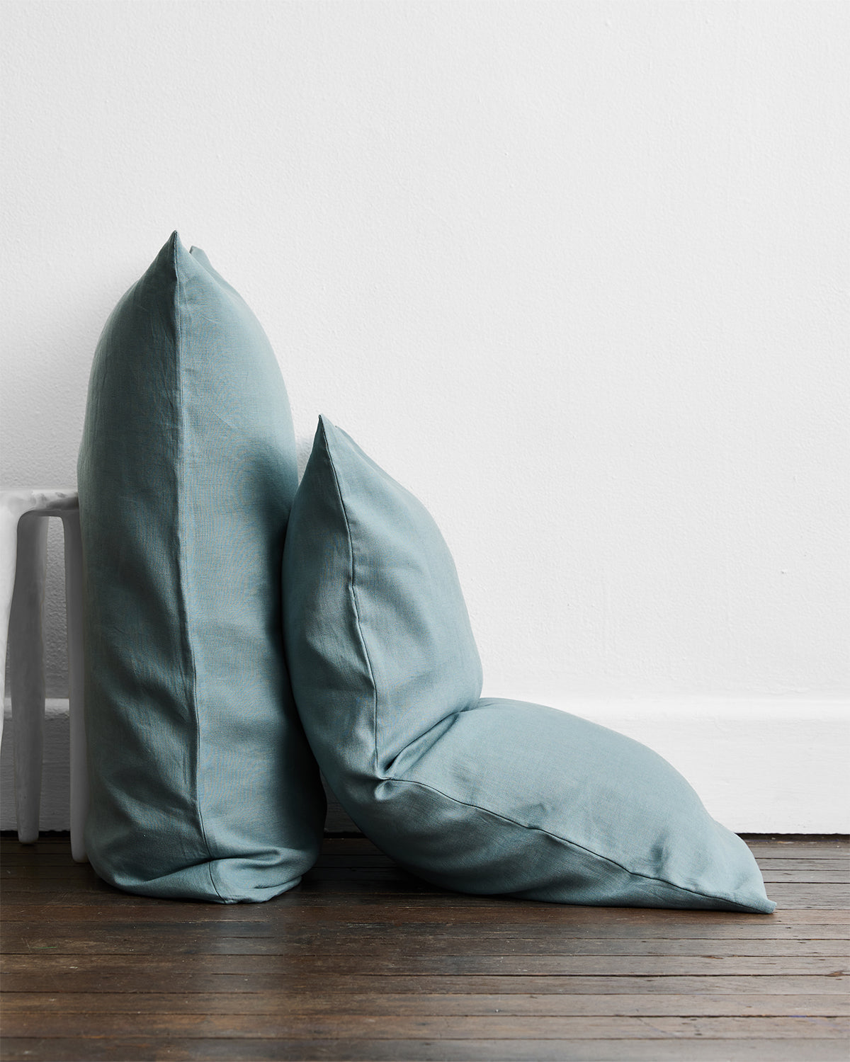 Lagoon & Crème 100% French Flax Linen Bedding Bundle