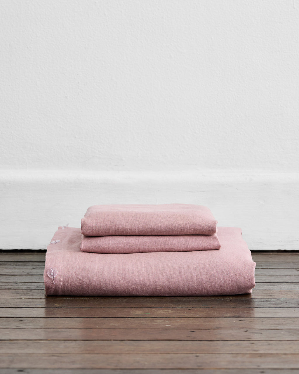 Lavender 100% French Flax Linen Duvet Cover Set