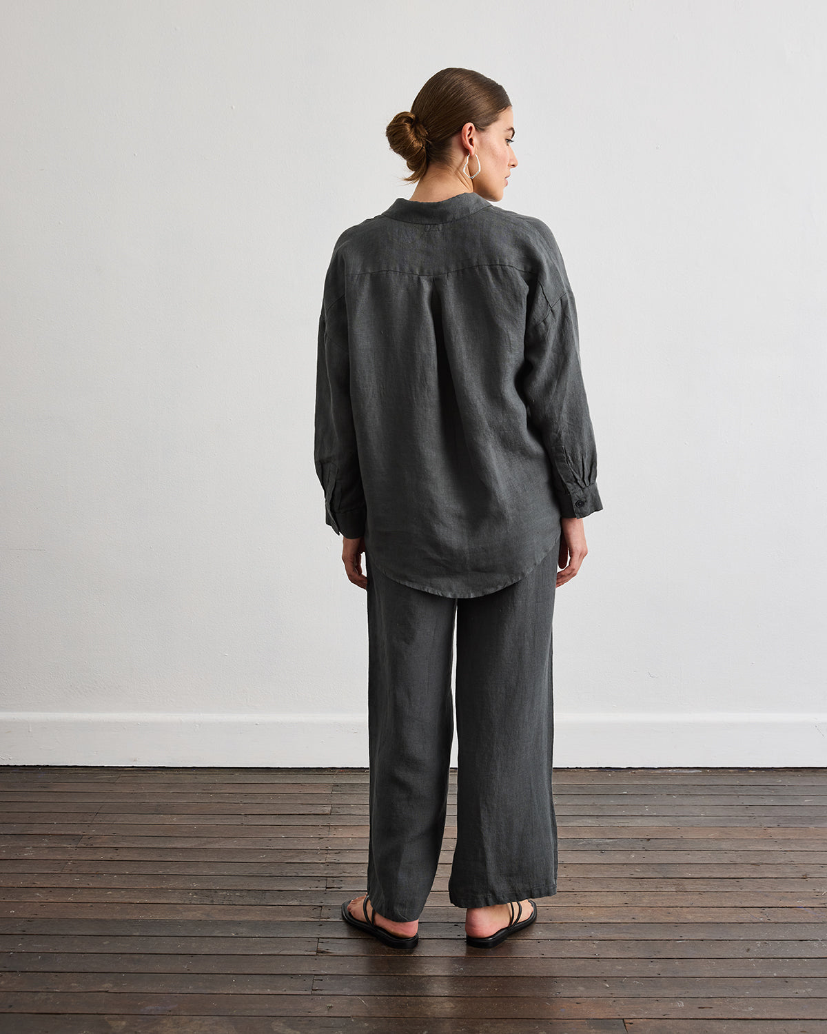 Long Lounge Set in Charcoal