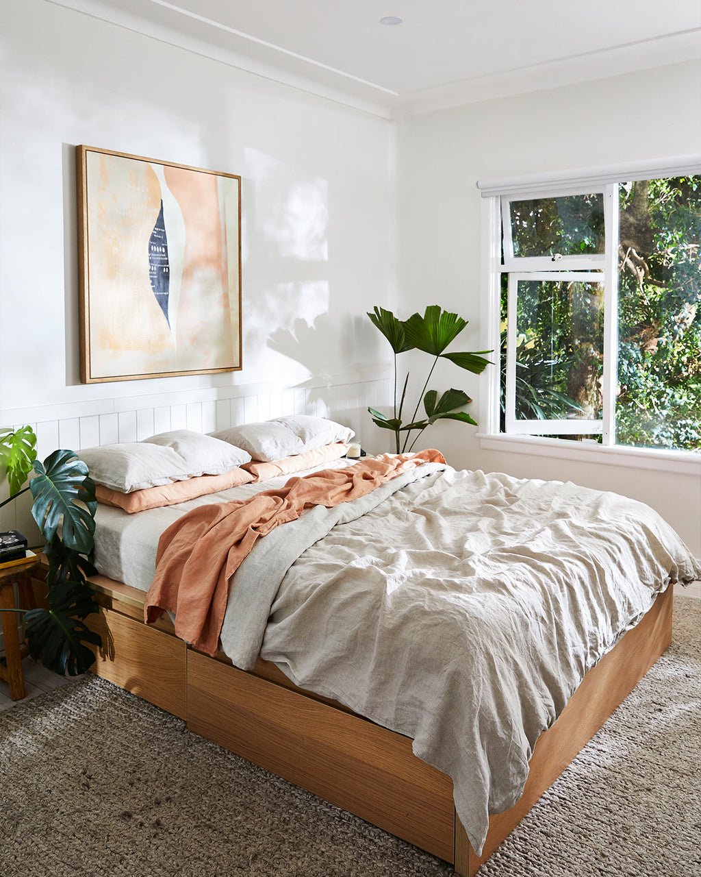 Oatmeal 100% French Flax Linen Duvet Cover Set