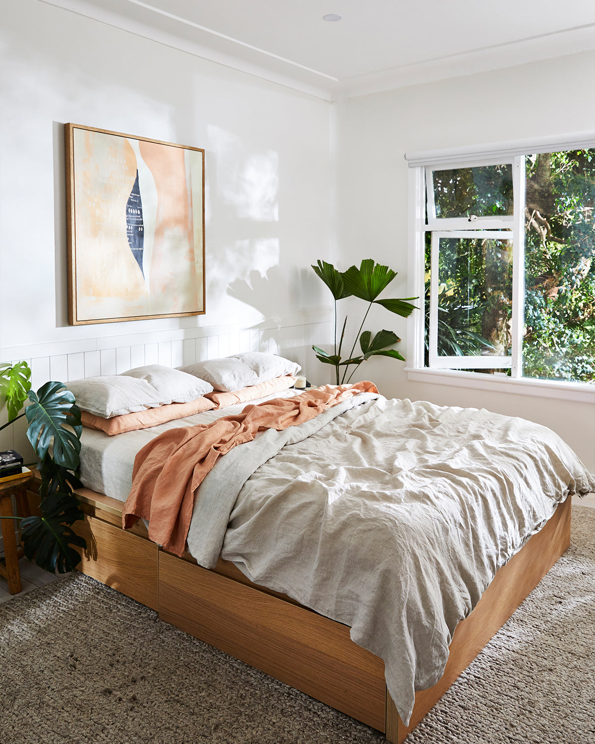 Oatmeal 100% French Flax Linen Duvet Cover Set