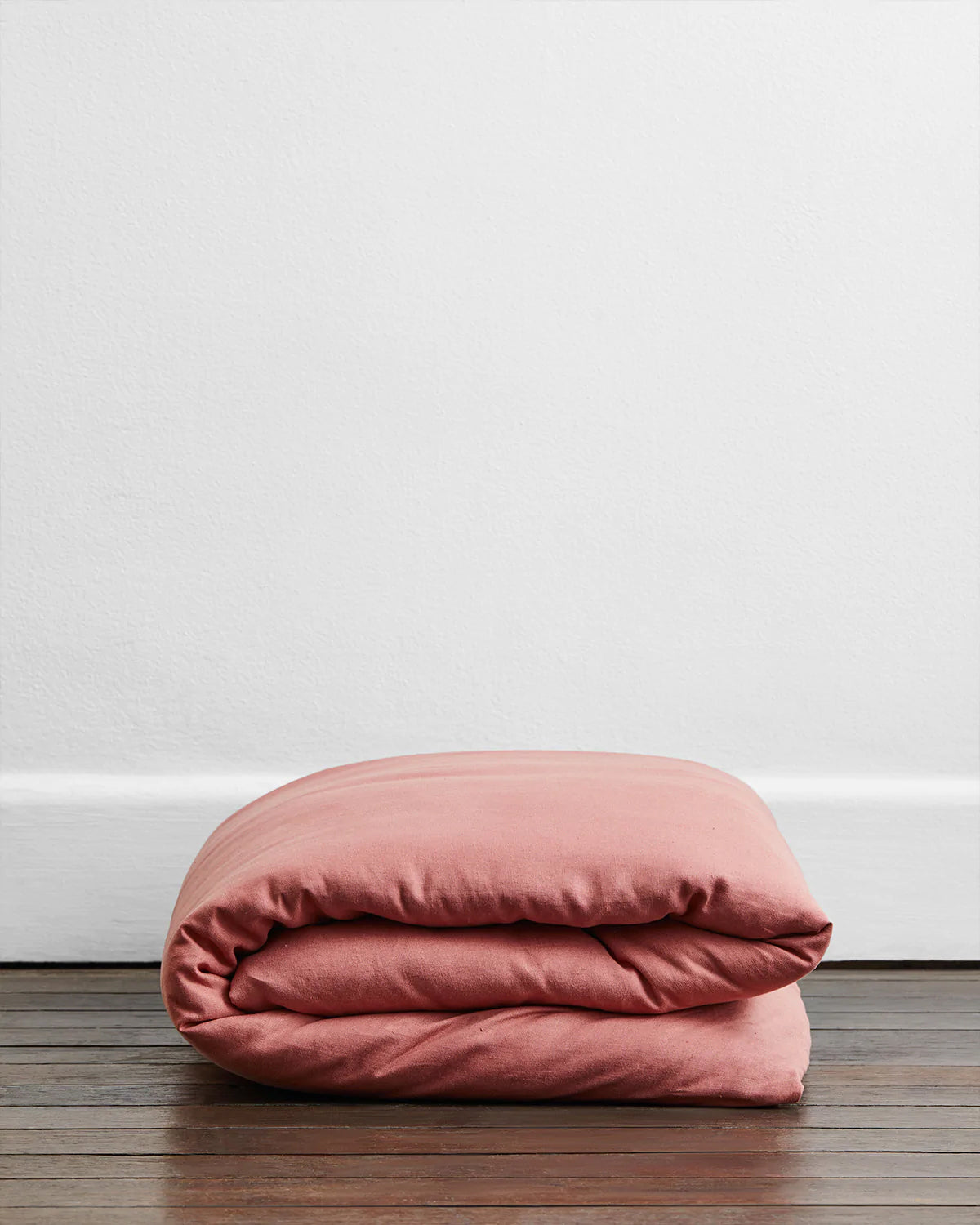 Pink Clay & Hazelnut 100% French Flax Linen Bedding Bundle