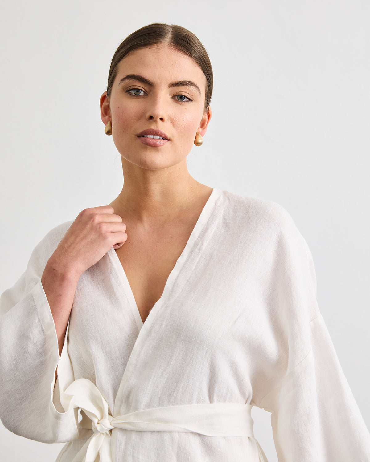 Robe Set in White