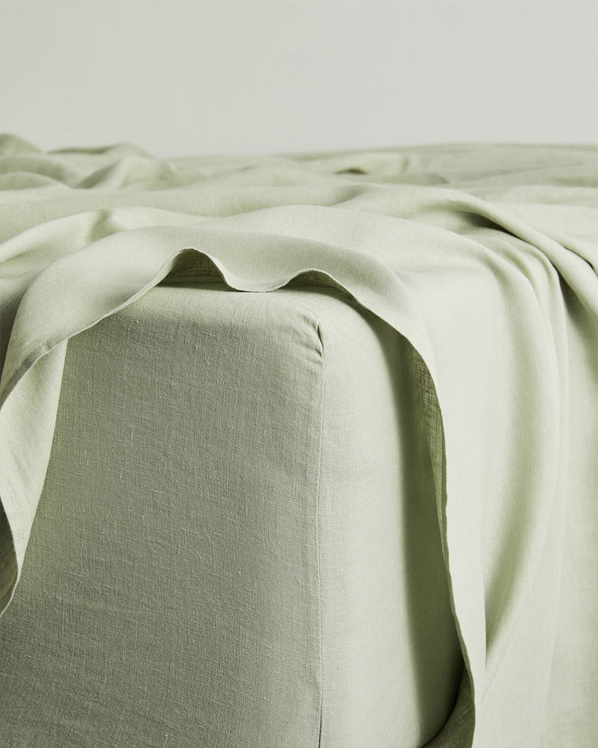 Spring Coast & Sage 100% French Flax Linen Bedding Bundle