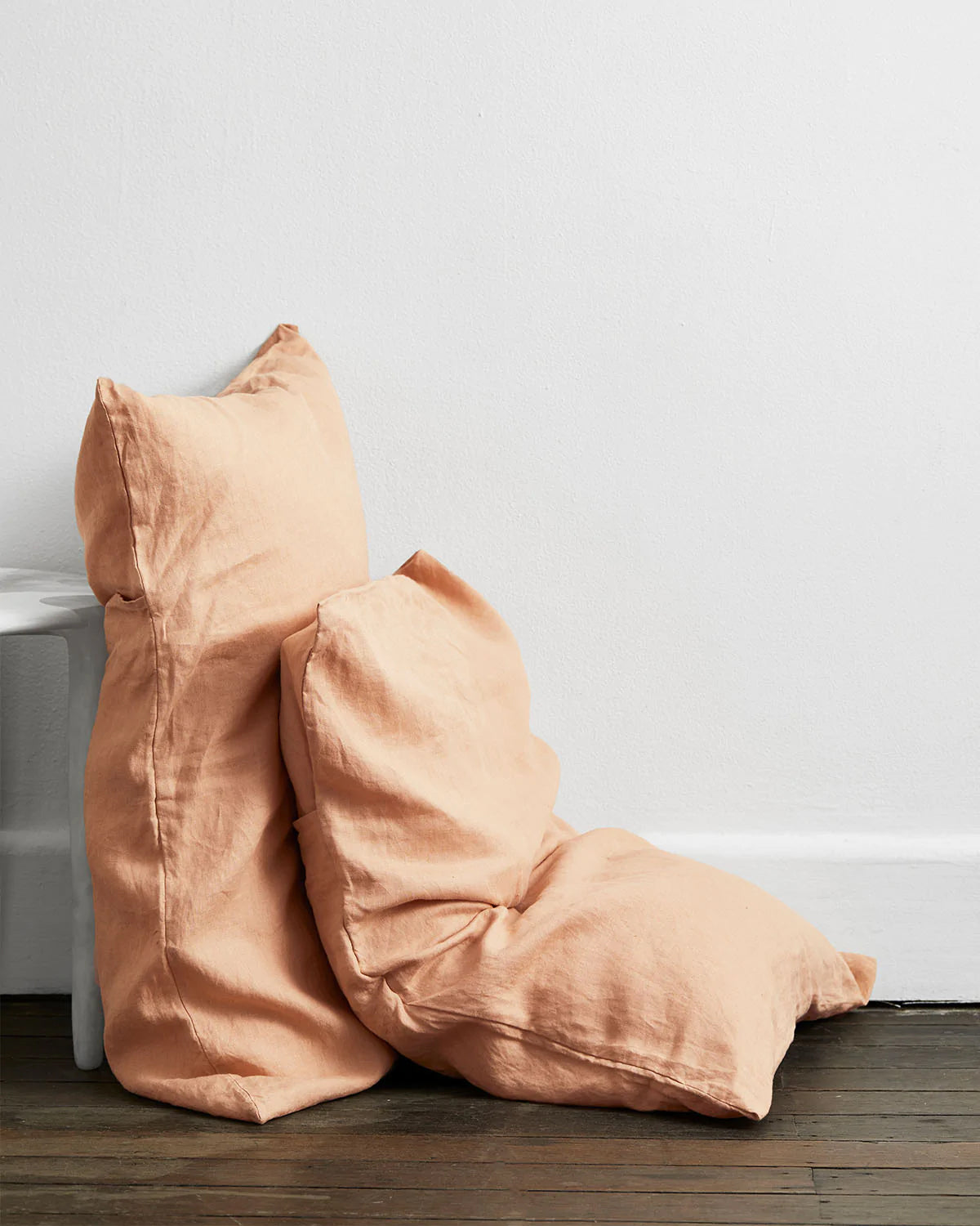 Hazelnut & Terracotta 100% French Flax Linen Bedding Bundle