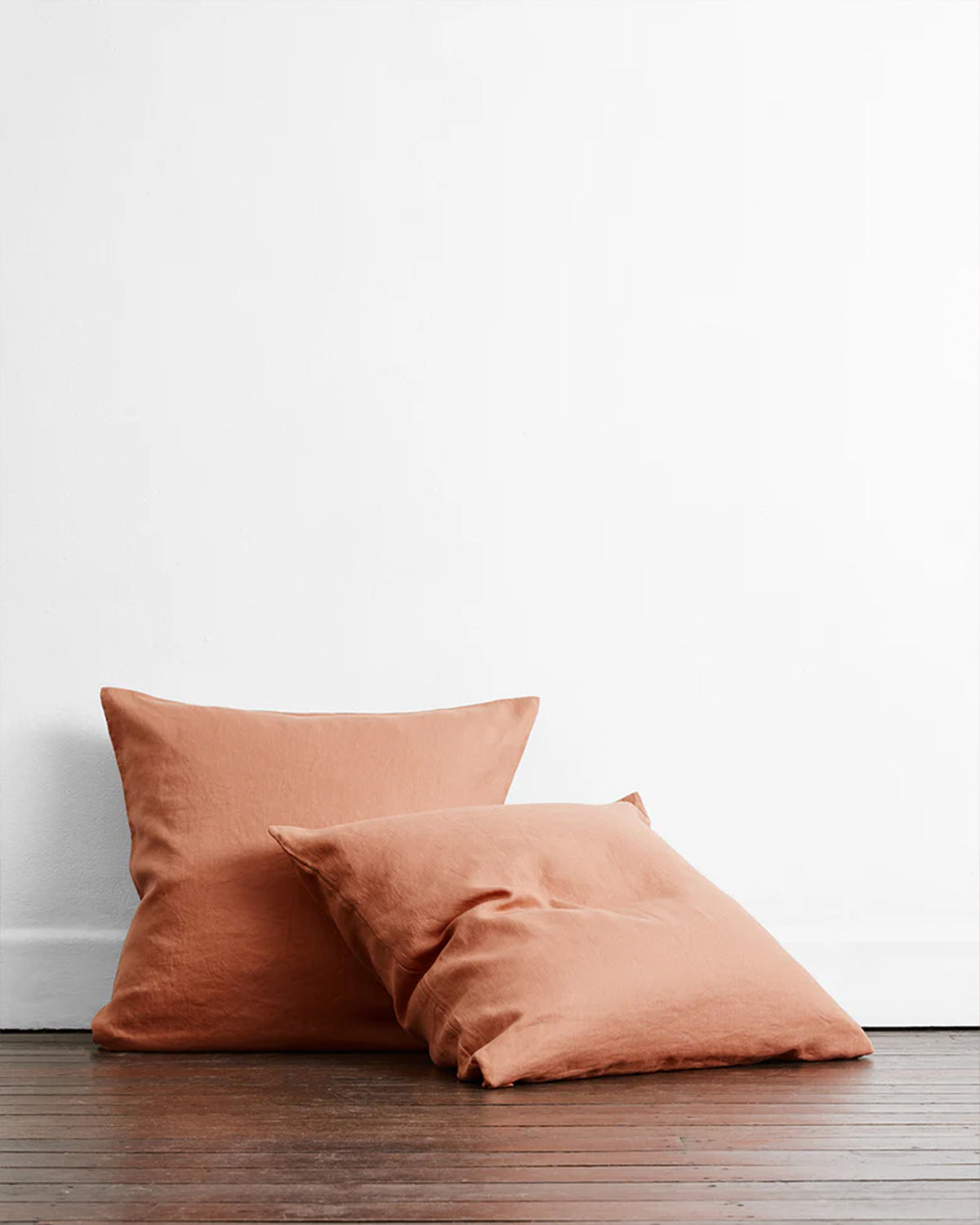 Terracotta & Hazelnut 100% French Flax LinenQuilt Bedding Bundle
